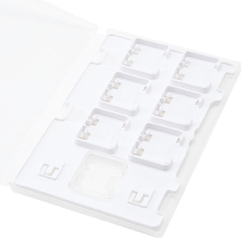 Switch用ゲームの製品パッケージに装着するゲームカードパレット〈ホワイト〉