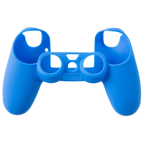 CYBER・コントローラーシリコンカバー HIGH GRIP2（PS4用）〈ブルー〉