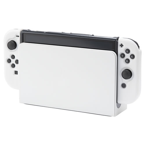 通常版色Nintendo Switch有機ELホワイト新品、保護フィルムプロテクトカバ付
