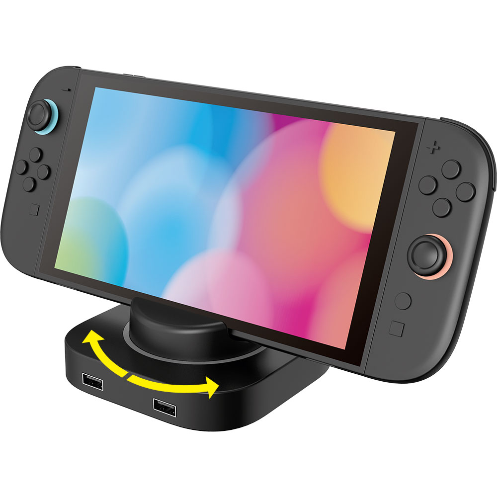 スタンド部分は左右角度調節可能（最大35°）