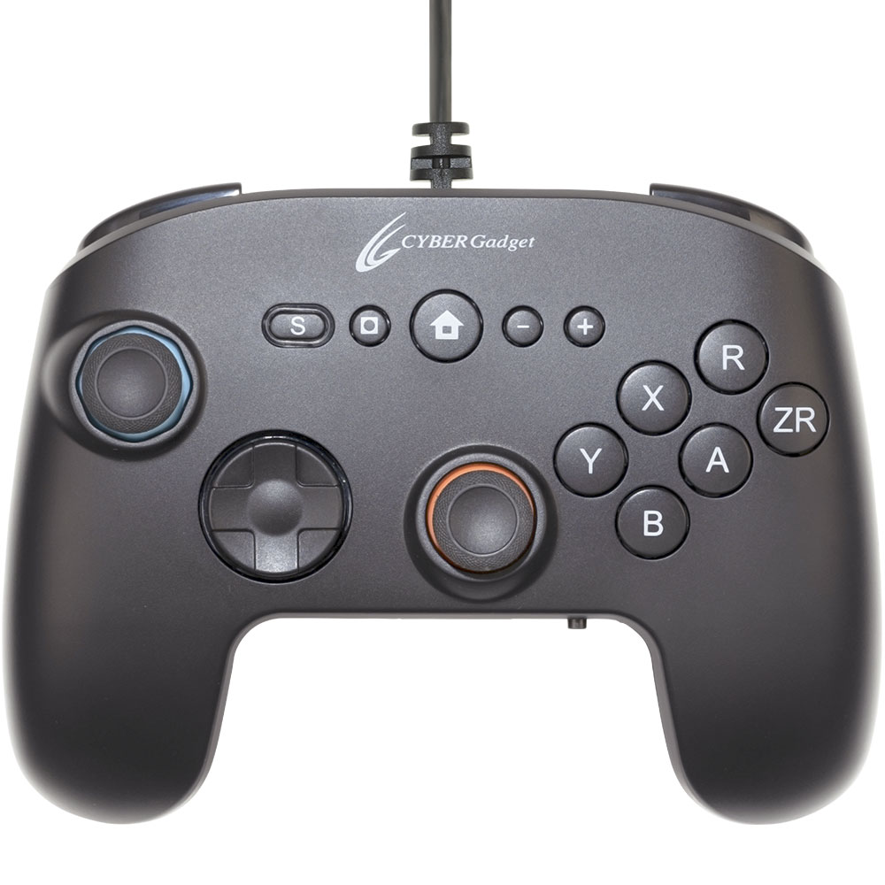 CYBER・ゲーミングコントローラー6B 有線タイプ（Switch2用）ブラック