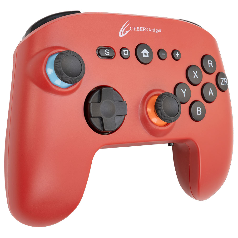 ホールエフェクトセンサー採用のWアナログスティック
Lスティックには八角ガイドを装備