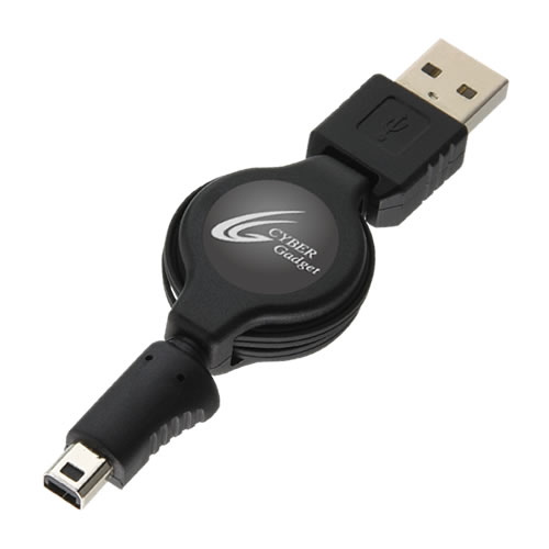 CYBER・USB巻き取り充電ケーブル（3DS用）