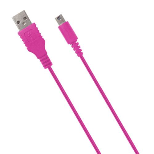 CYBER・USB充電ケーブル（3DS用）〈ピンク〉