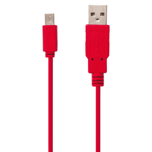 CYBER・USB充電ケーブル（3DS用）〈レッド〉