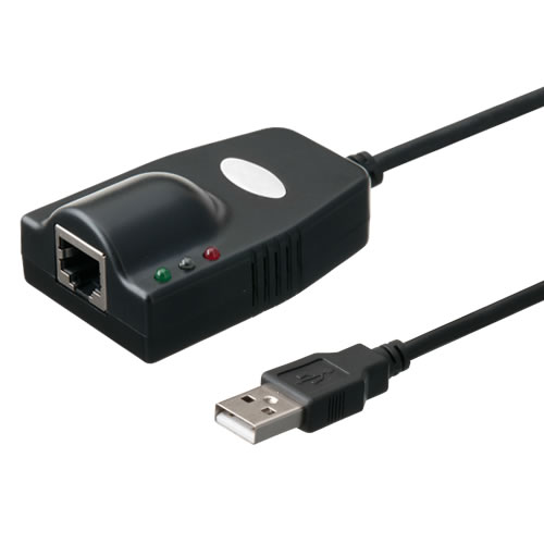 CYBER・USB LANアダプター（Wii U用）〈ブラック〉