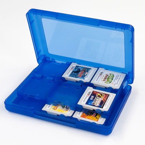 CYBER・カードケース24（3DS用）〈クリアブルー〉最大24枚のDS／DS用ゲームカードが収納出来ます！