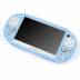 PS Vita（PCH-2000）にCYBER・シリコンジャケット（PCH-2000用） 〈ライトブルー〉を装着  » Click to zoom ->