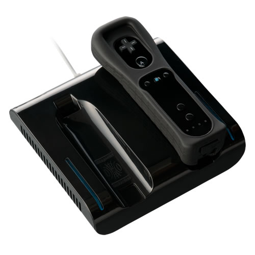 CYBER・リモコン充電スタンド（Wii U用）〈ブラック〉
