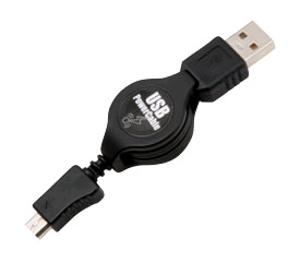 CYBER・USB巻き取り充電ケーブル（DS Lite専用）