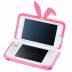 CYBER・バニーカバー（3DS LL用）〈ピンク〉を3DS LLに装着  » Click to zoom ->