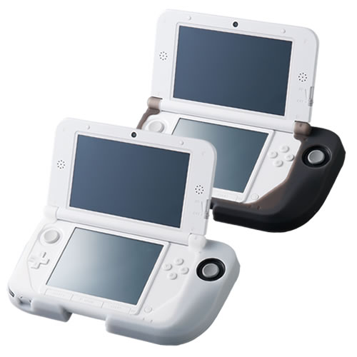 美品　3DS  LL 本体 ホワイト＆拡張スライドパッド