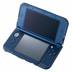 CYBER・シリコンカバー（New 3DS LL用）〈クリアネイビー〉をNew 3DS LLメタリックブルーに装着（内側）  » Click to zoom ->